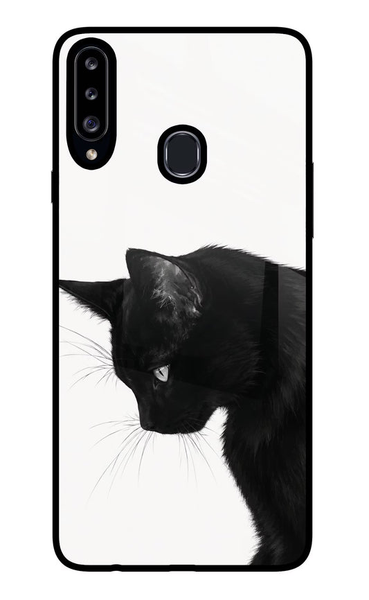 Shadow Gaze Samsung A20s Glass Case
