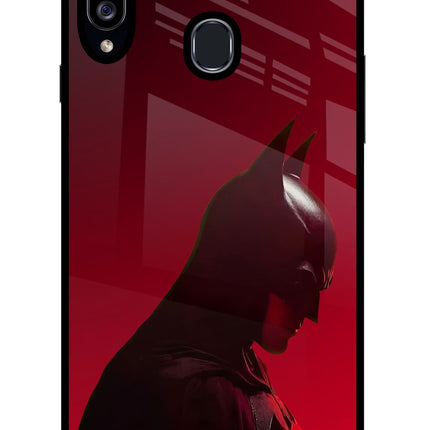 Dark Knight Samsung A20s Glass Case Back Cover by Casekaro