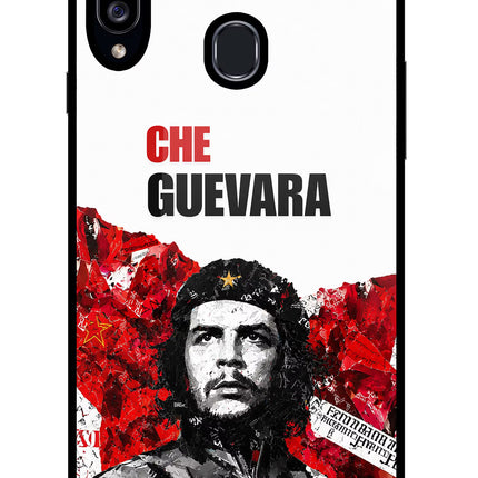 Che Guevara Revolution Samsung A20s Glass Case Back Cover by Casekaro