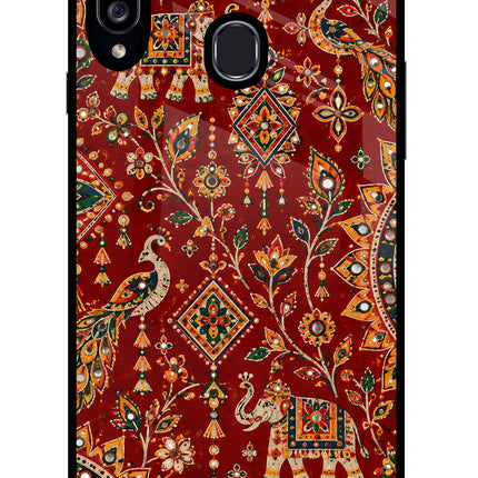 Laal Riwaaz Samsung A20s Glass Case