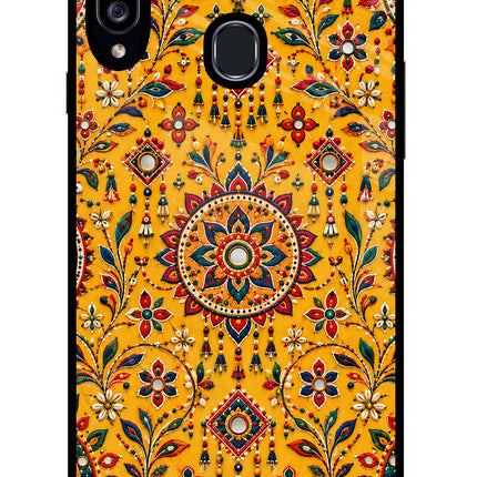 Sunlit Aura Samsung A20s Glass Case