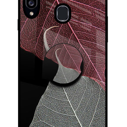 Leaf Pattern Samsung A20s Pop Case by Casekaro