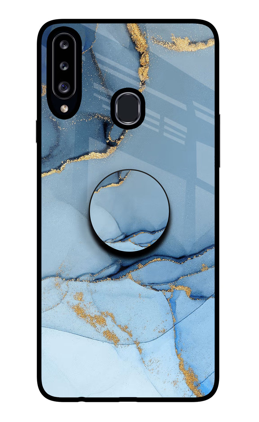 Blue Marble Samsung A20s Pop Case, Glass case