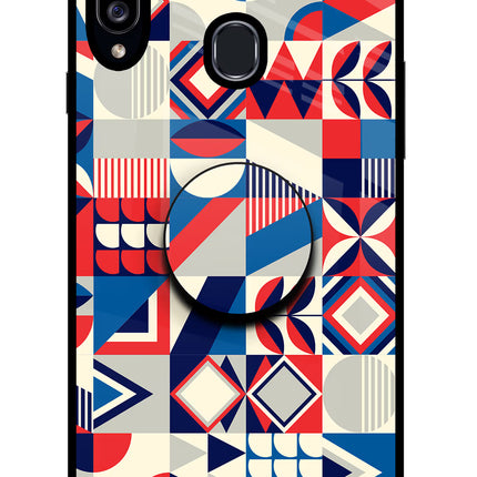 Colorful Pattern Samsung A20s Pop Case by Casekaro