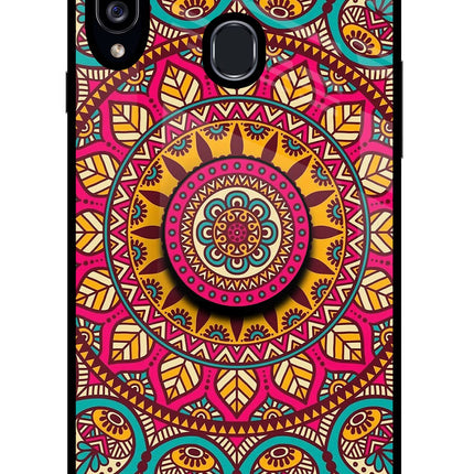 Mandala Samsung A20s Pop Case by Casekaro