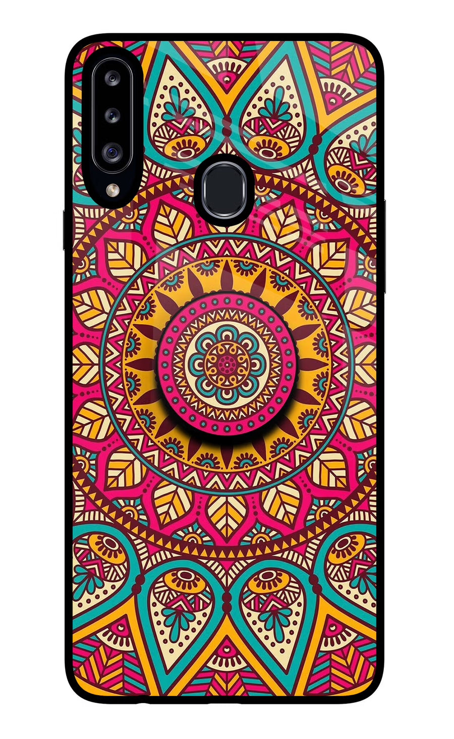 Mandala Samsung A20s Pop Case, Glass case