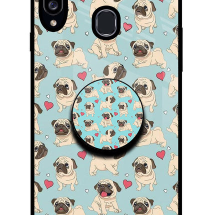 Pug Dog Samsung A20s Pop Case by Casekaro