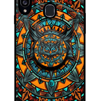 Angry Owl Samsung A20s Pop Case by Casekaro