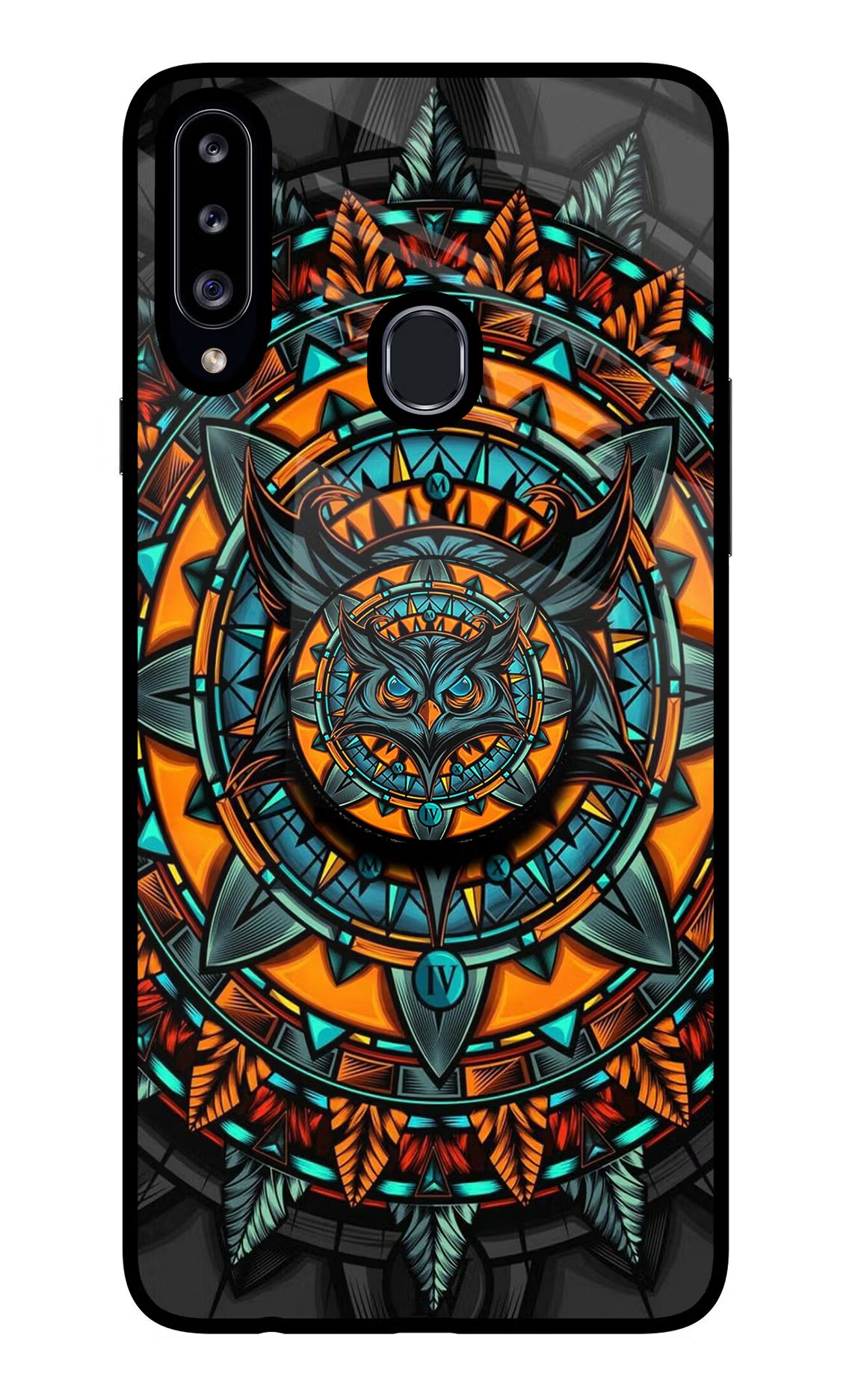 Angry Owl Samsung A20s Pop Case by Casekaro