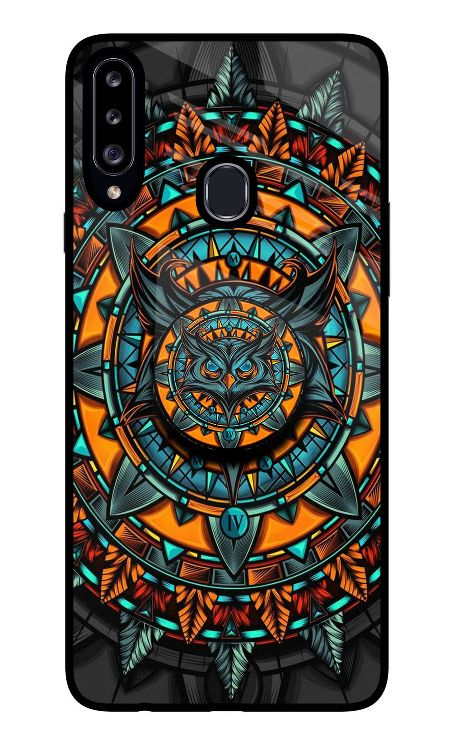 Angry Owl Samsung A20s Pop Case, Glass case