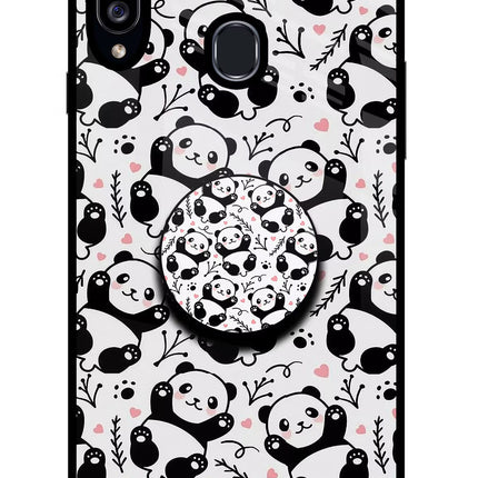 Cute Panda Samsung A20s Pop Case by Casekaro