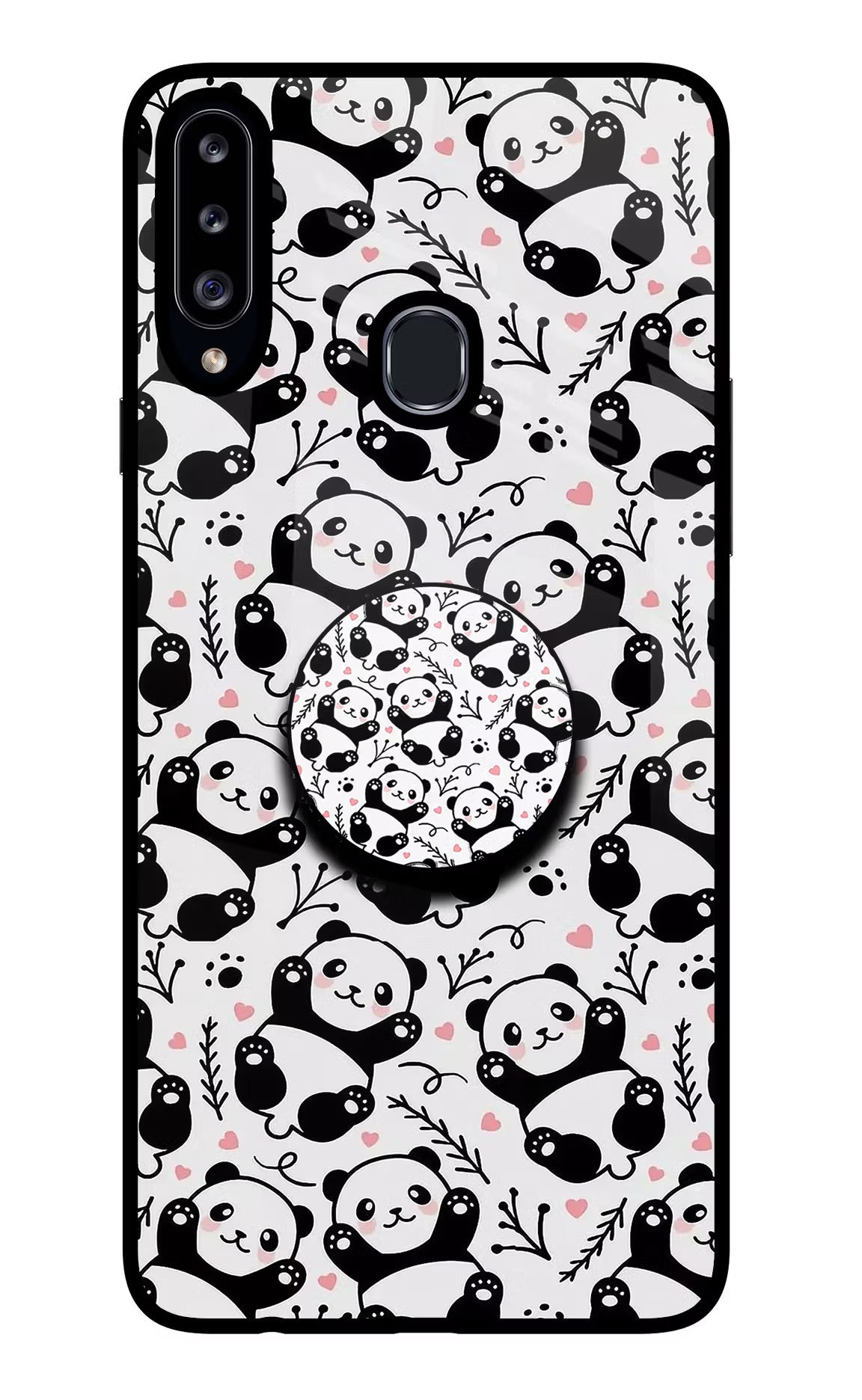 Cute Panda Samsung A20s Pop Case by Casekaro