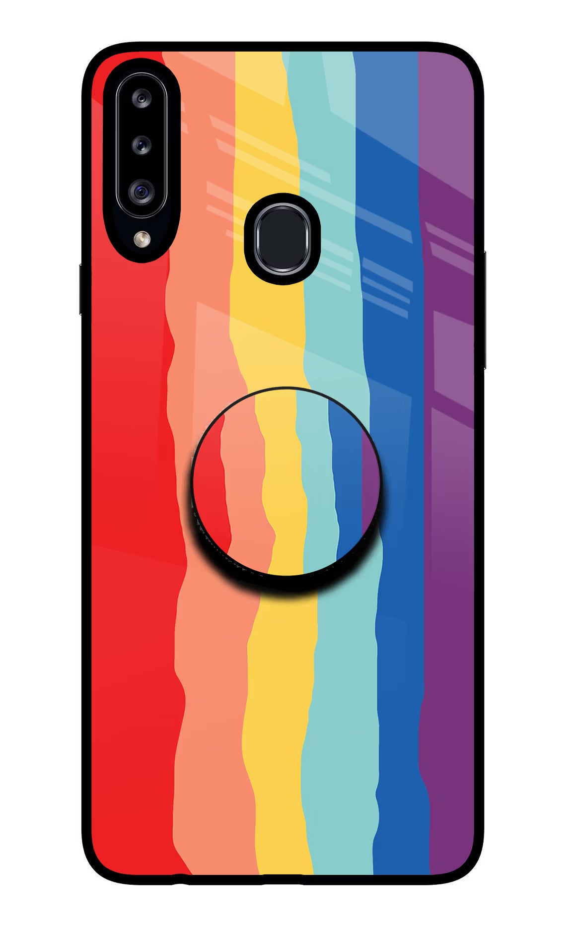 Rainbow Samsung A20s Pop Case by Casekaro