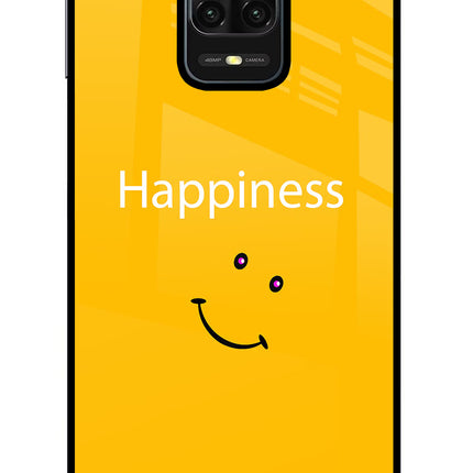 Happiness With Smiley Redmi Note 9 Pro/Pro Max Glass Case