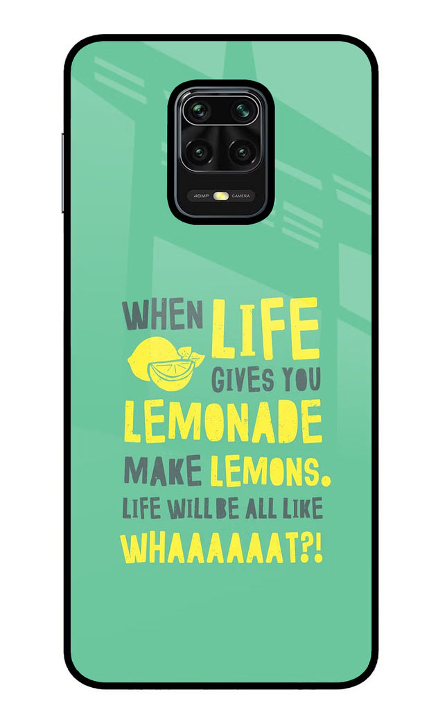 Quote Redmi Note 9 Pro/Pro Max Glass Case