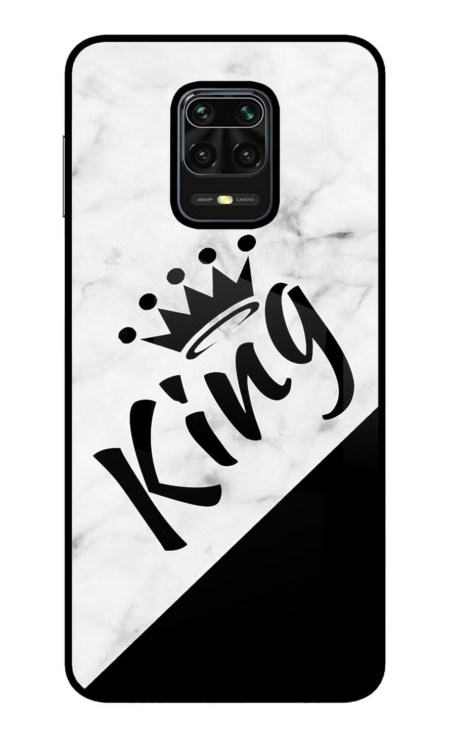 King Redmi Note 9 Pro/Pro Max Back Cover, Metal case