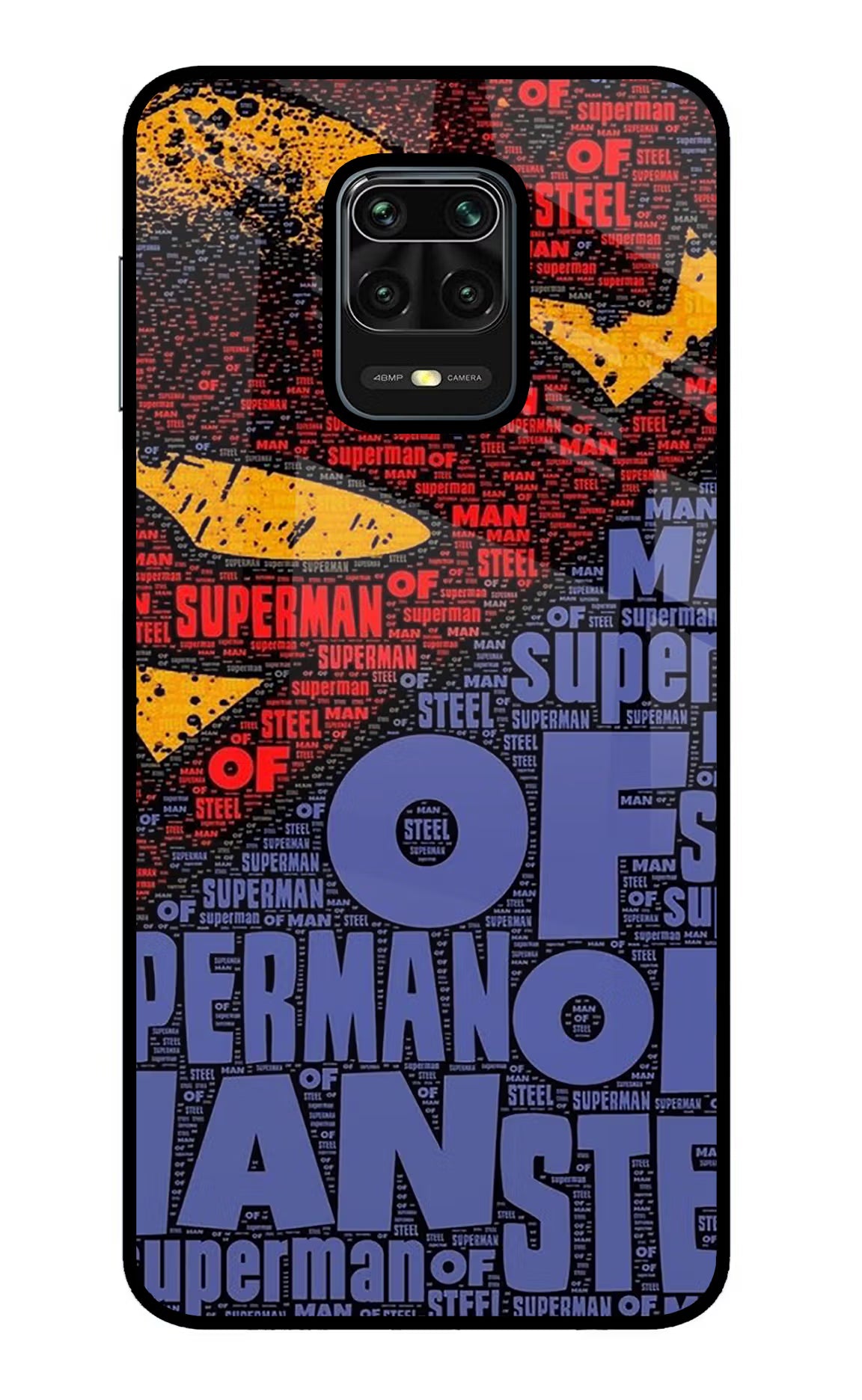 Superman Redmi Note 9 Pro/Pro Max Glass Case Back Cover by Casekaro