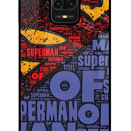 Superman Redmi Note 9 Pro/Pro Max Glass Case