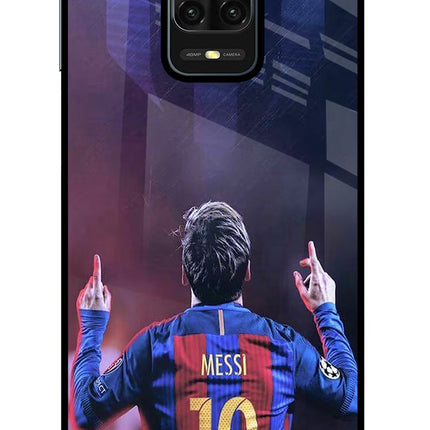 Messi Redmi Note 9 Pro/Pro Max Glass Case
