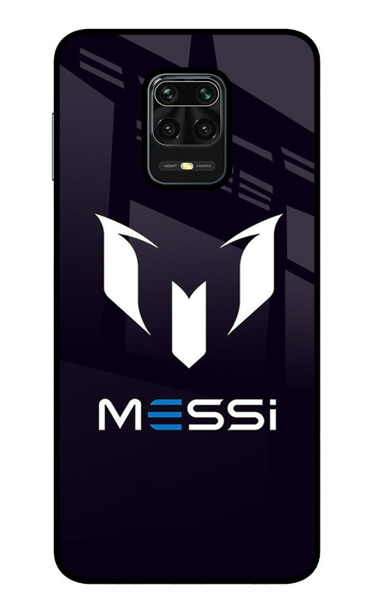 Messi Logo Redmi Note 9 Pro/Pro Max Glass Case