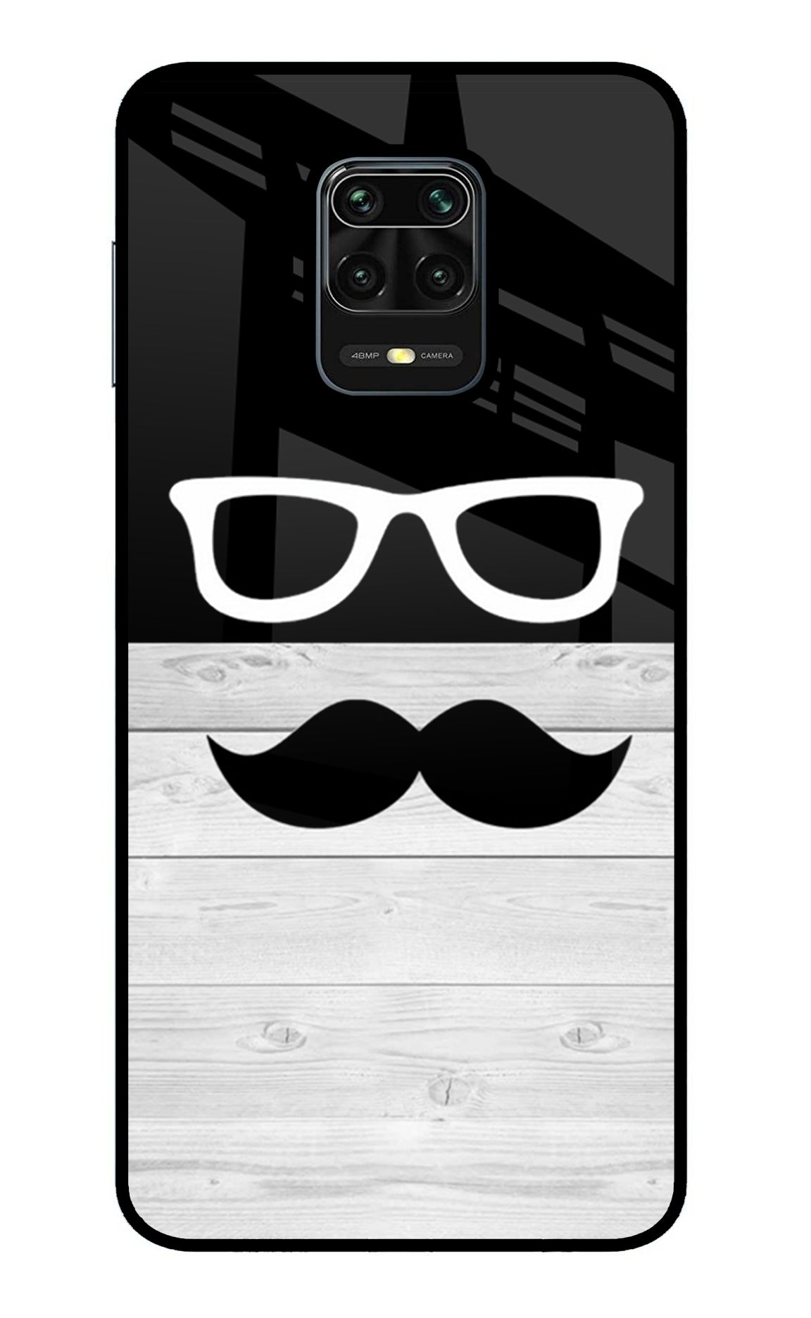 Mustache Redmi Note 9 Pro/Pro Max Glass Case