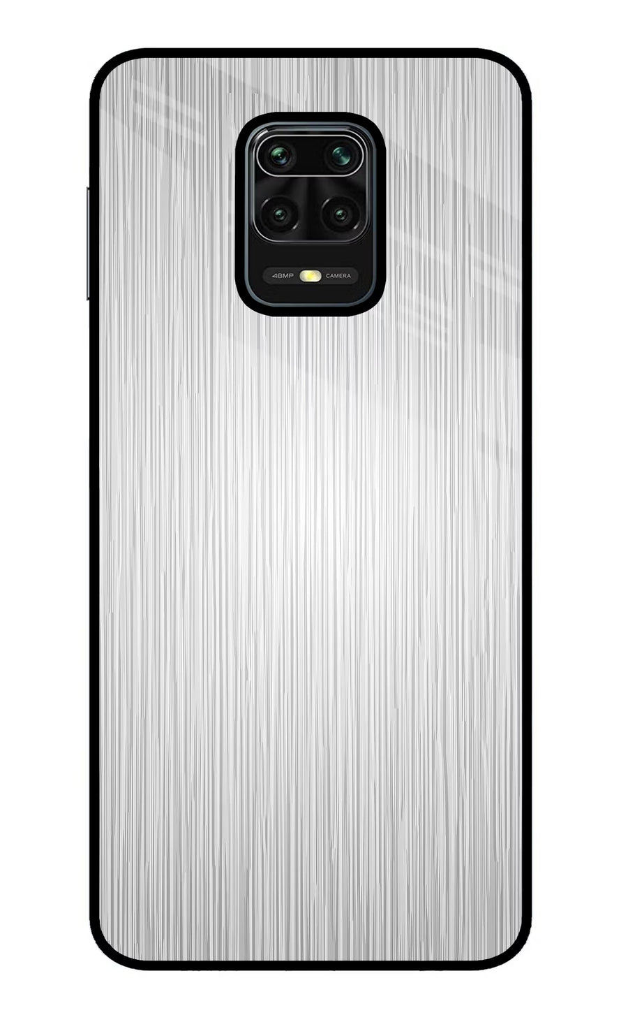 Wooden Grey Texture Redmi Note 9 Pro/Pro Max Back Cover, Metal case