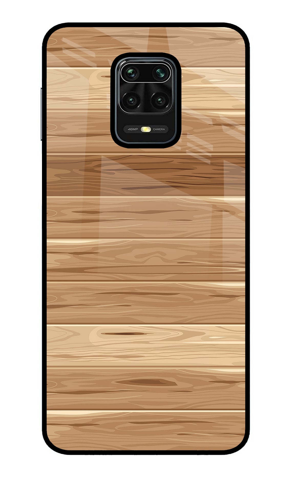 Wooden Vector Redmi Note 9 Pro/Pro Max Back Cover