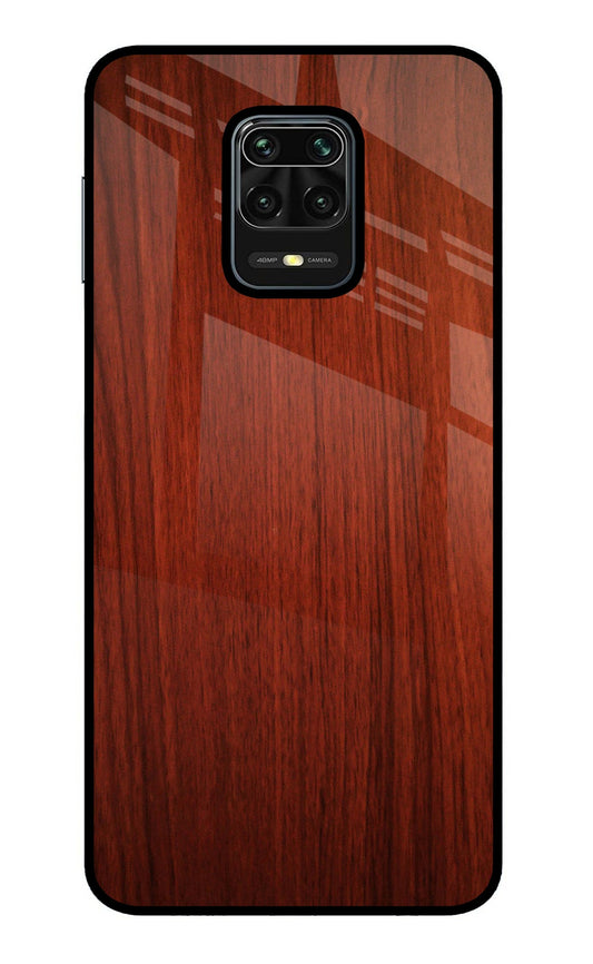 Wooden Plain Pattern Redmi Note 9 Pro/Pro Max Glass Case