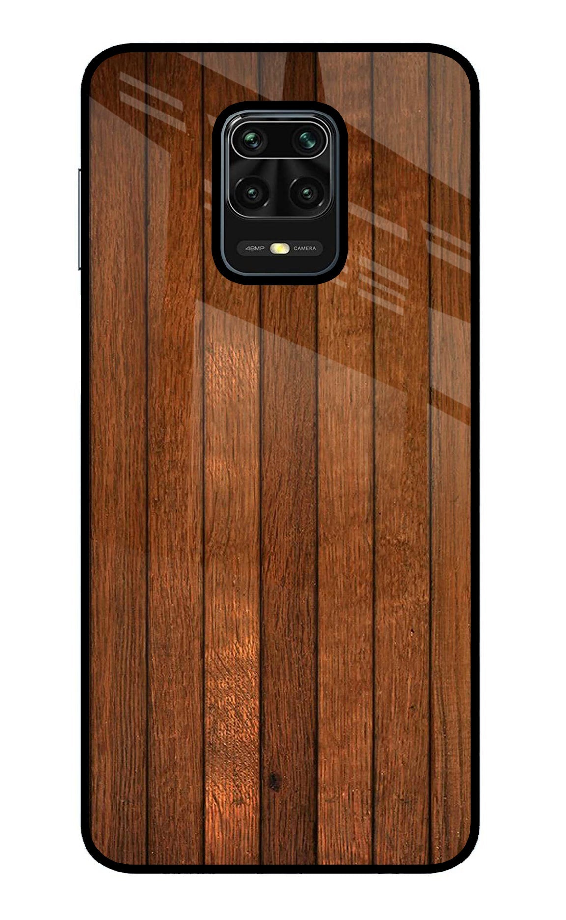 Wooden Artwork Bands Redmi Note 9 Pro/Pro Max Glass Case