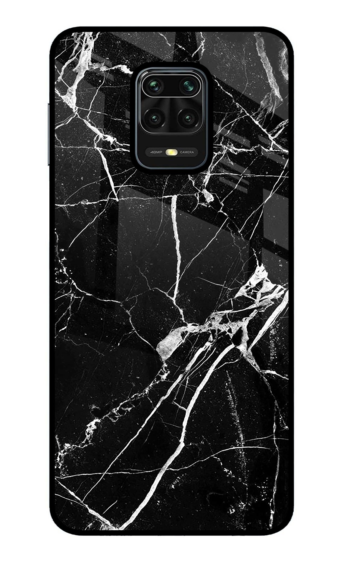 Black Marble Pattern Redmi Note 9 Pro/Pro Max Back Cover