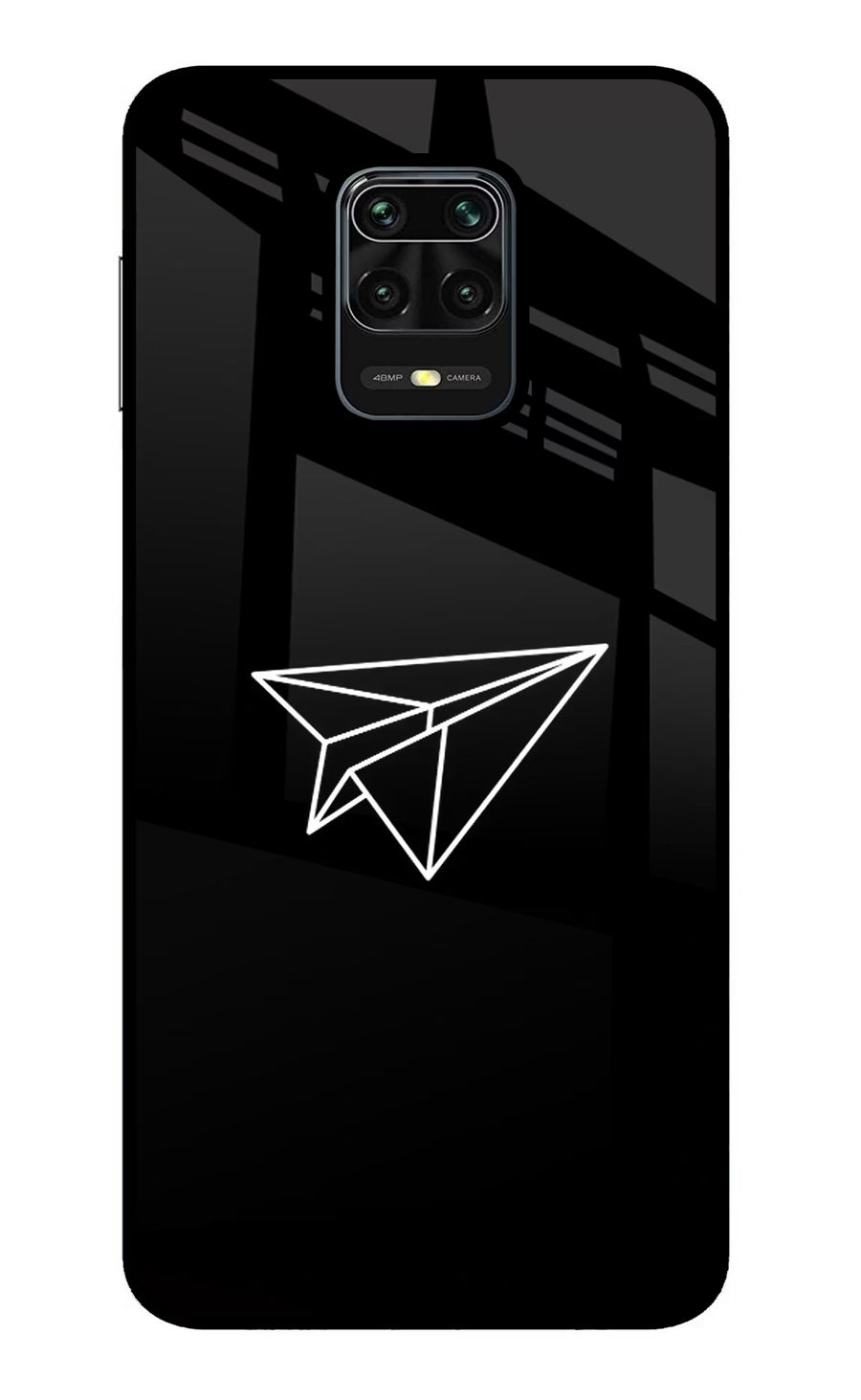 Paper Plane White Redmi Note 9 Pro/Pro Max Back Cover, Metal case