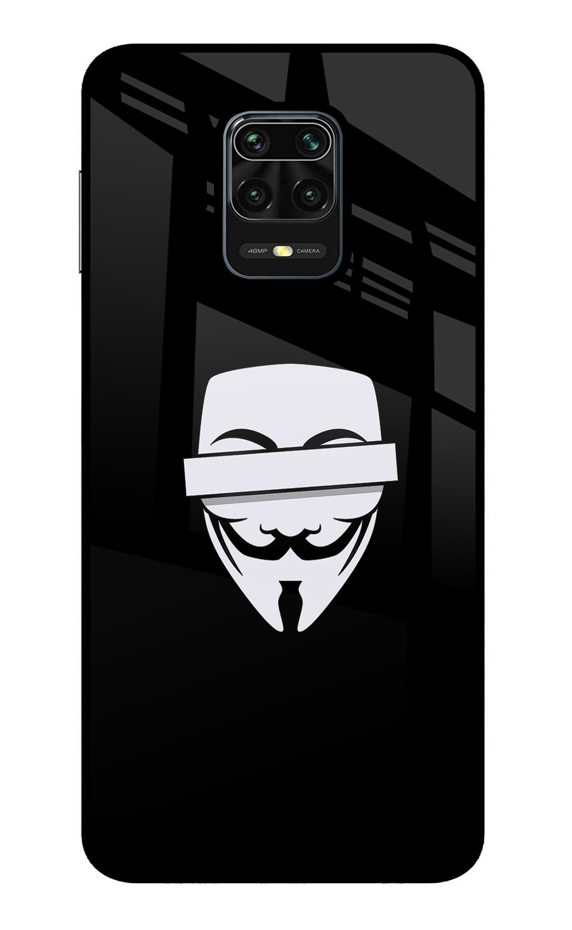 Anonymous Face Redmi Note 9 Pro/Pro Max Glass Case