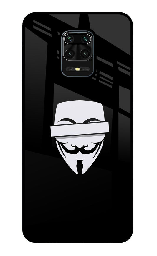 Anonymous Face Redmi Note 9 Pro/Pro Max Glass Case