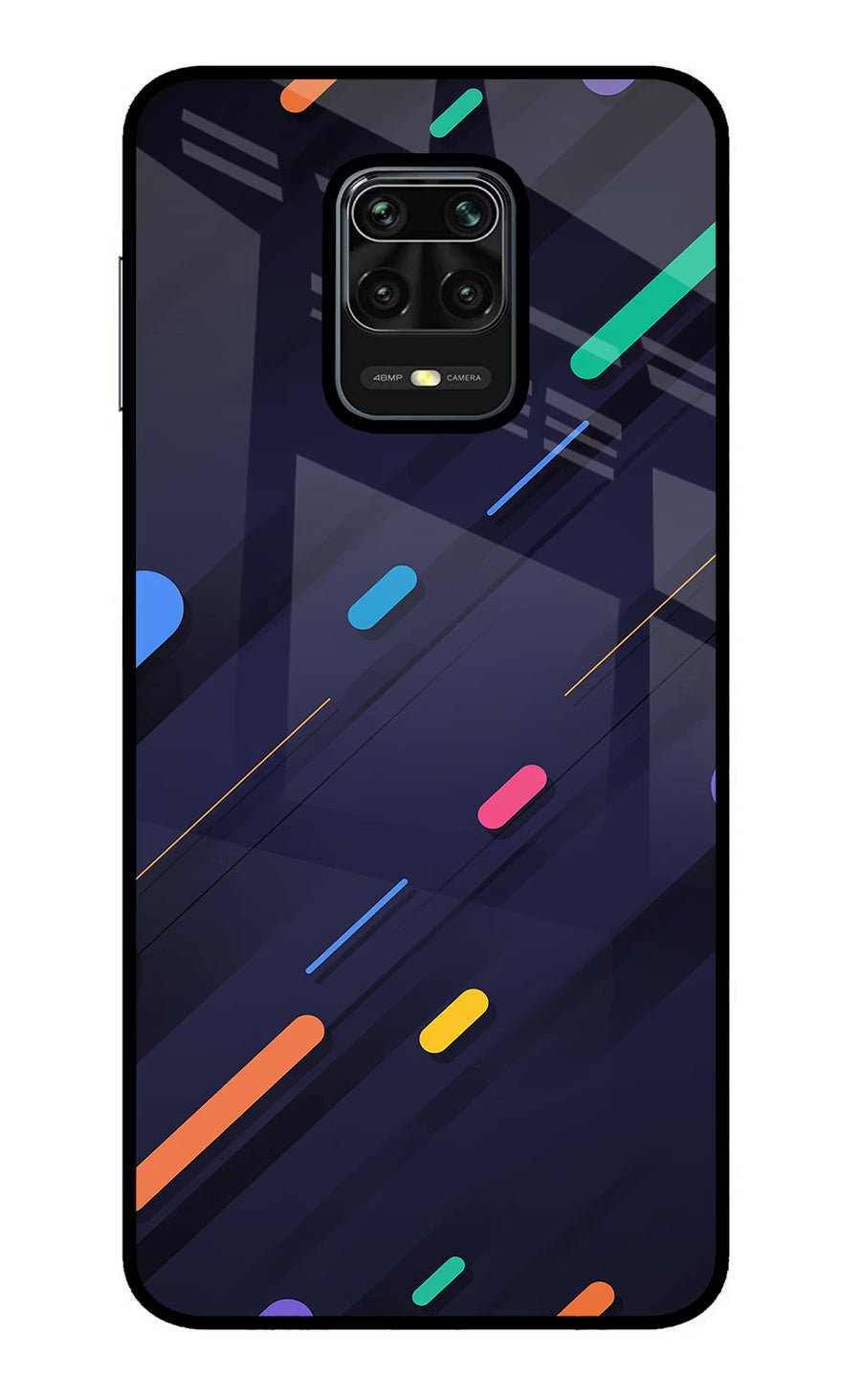 Abstract Design Redmi Note 9 Pro/Pro Max Back Cover, Metal case