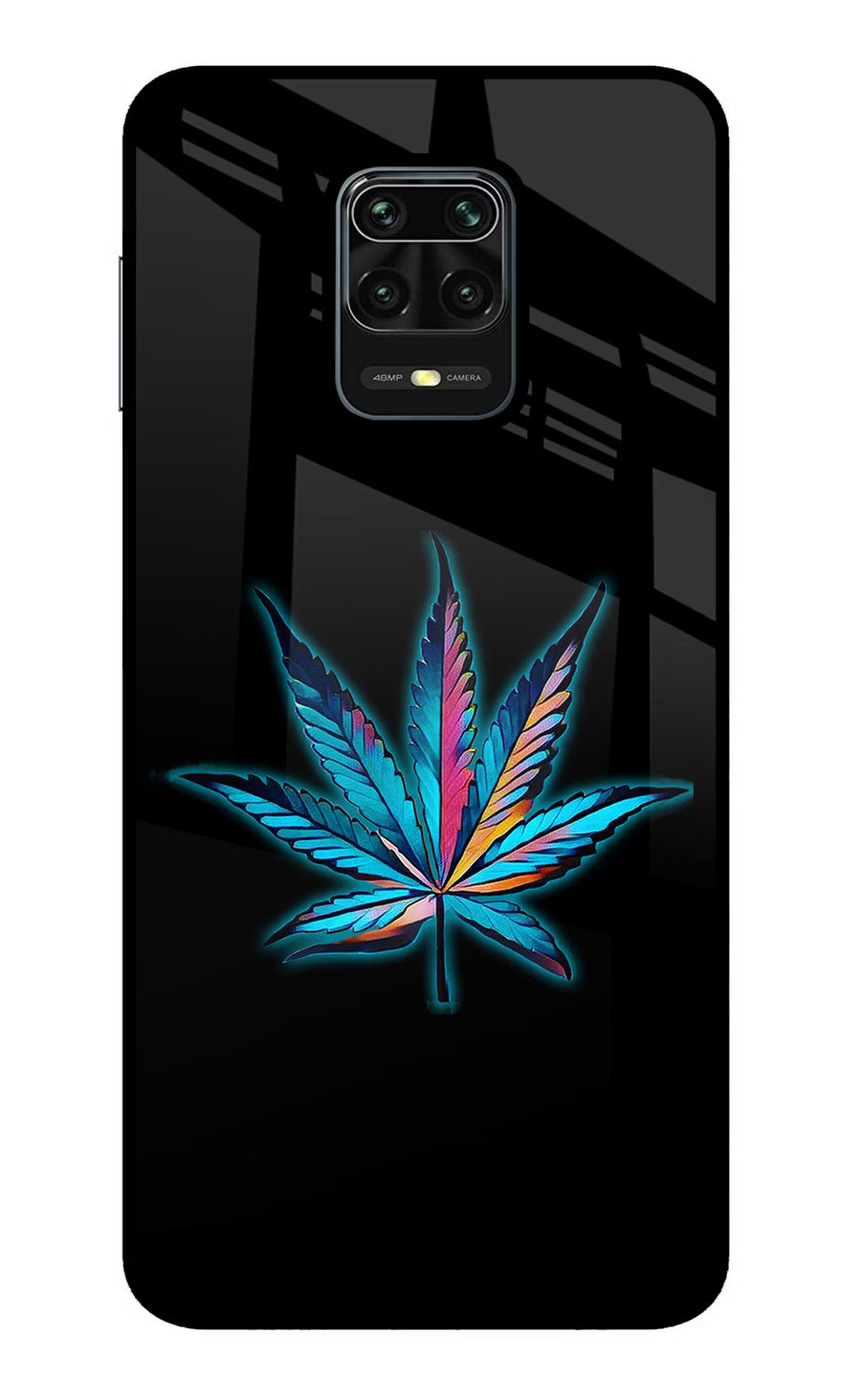 Weed Redmi Note 9 Pro/Pro Max Back Cover, Metal case