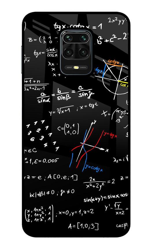 Mathematics Formula Redmi Note 9 Pro/Pro Max Glass Case