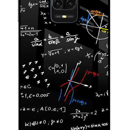Mathematics Formula Redmi Note 9 Pro/Pro Max Glass Case