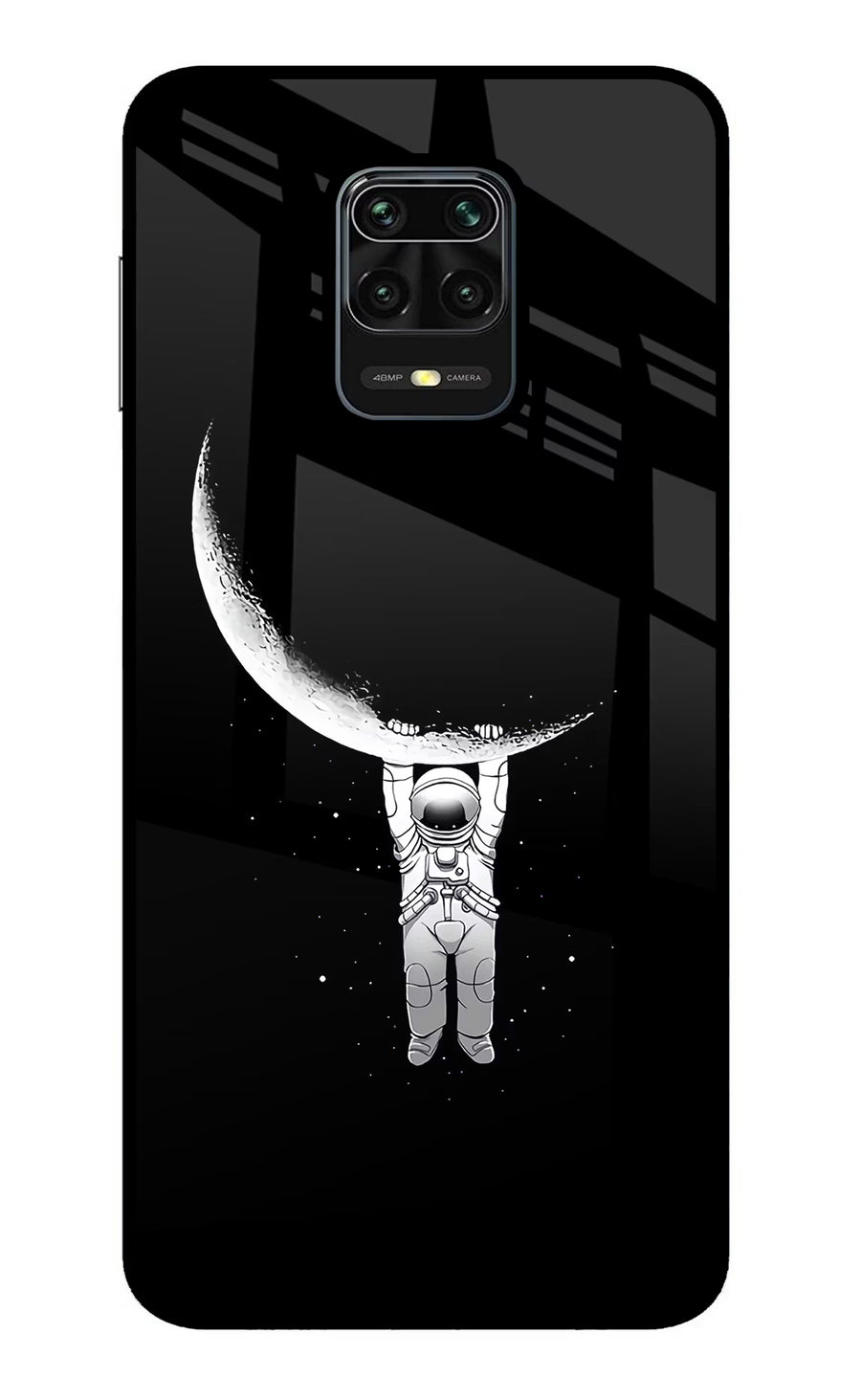Moon Space Redmi Note 9 Pro/Pro Max Back Cover, Metal case