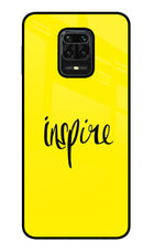 Inspire Redmi Note 9 Pro/Pro Max Glass Case Back Cover by Casekaro