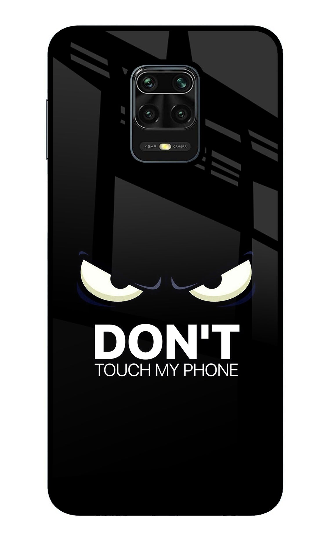 Don'T Touch My Phone Redmi Note 9 Pro/Pro Max Glass Case