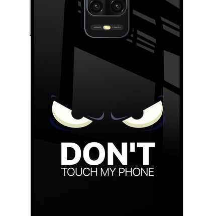 Don'T Touch My Phone Redmi Note 9 Pro/Pro Max Glass Case