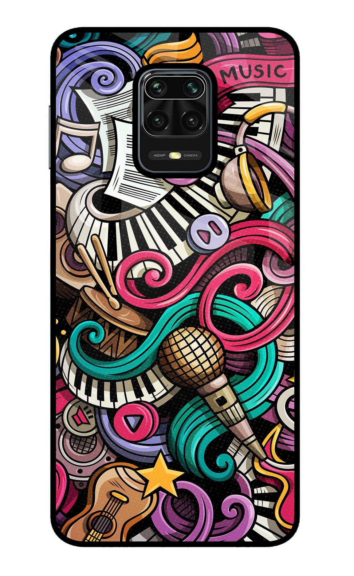 Music Abstract Redmi Note 9 Pro/Pro Max Back Cover