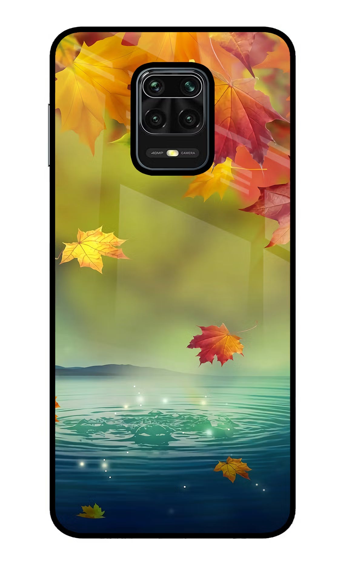 Flowers Redmi Note 9 Pro/Pro Max Glass Case Back Cover by Casekaro