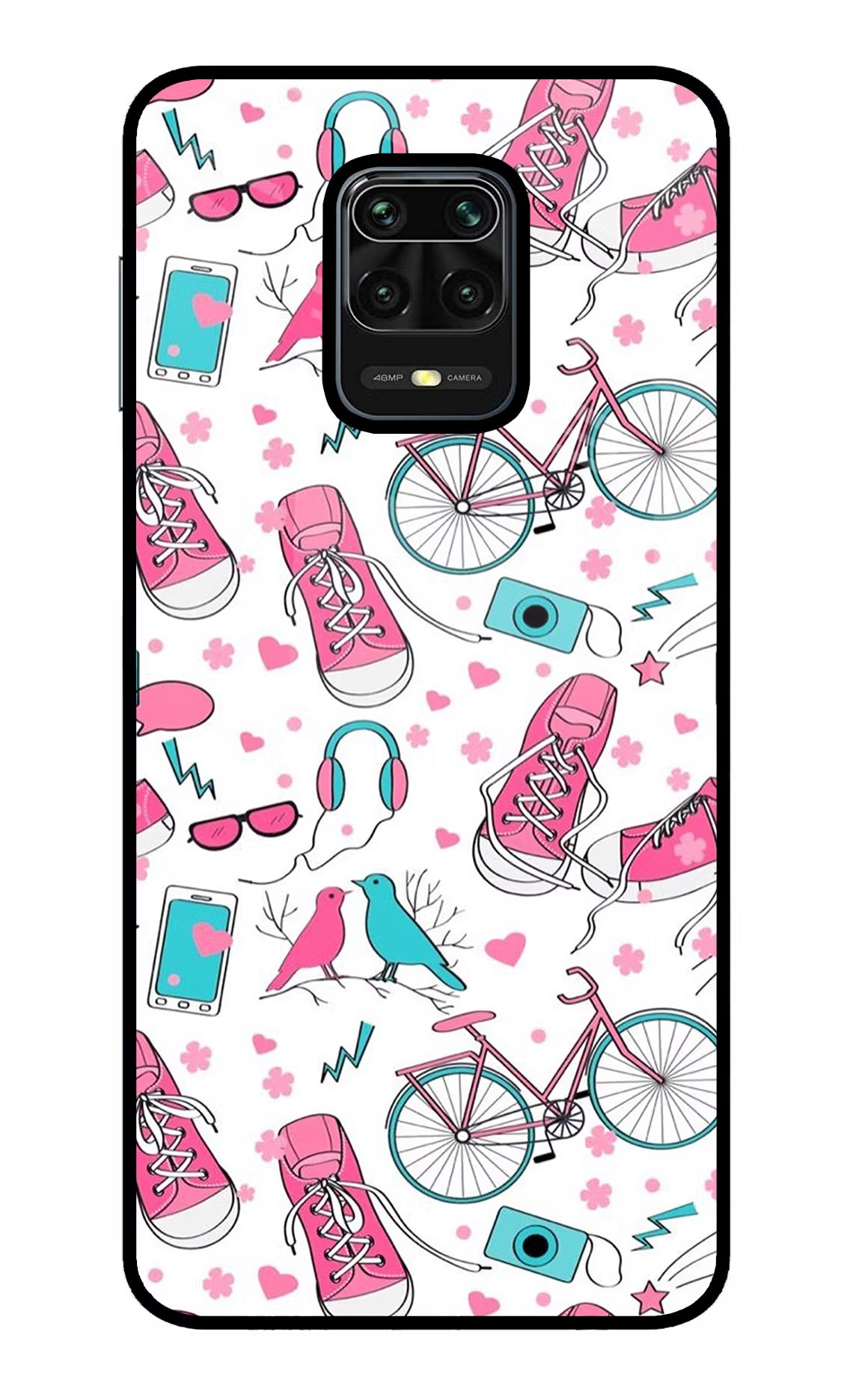 Artwork Redmi Note 9 Pro/Pro Max Glass Case Back Cover by Casekaro