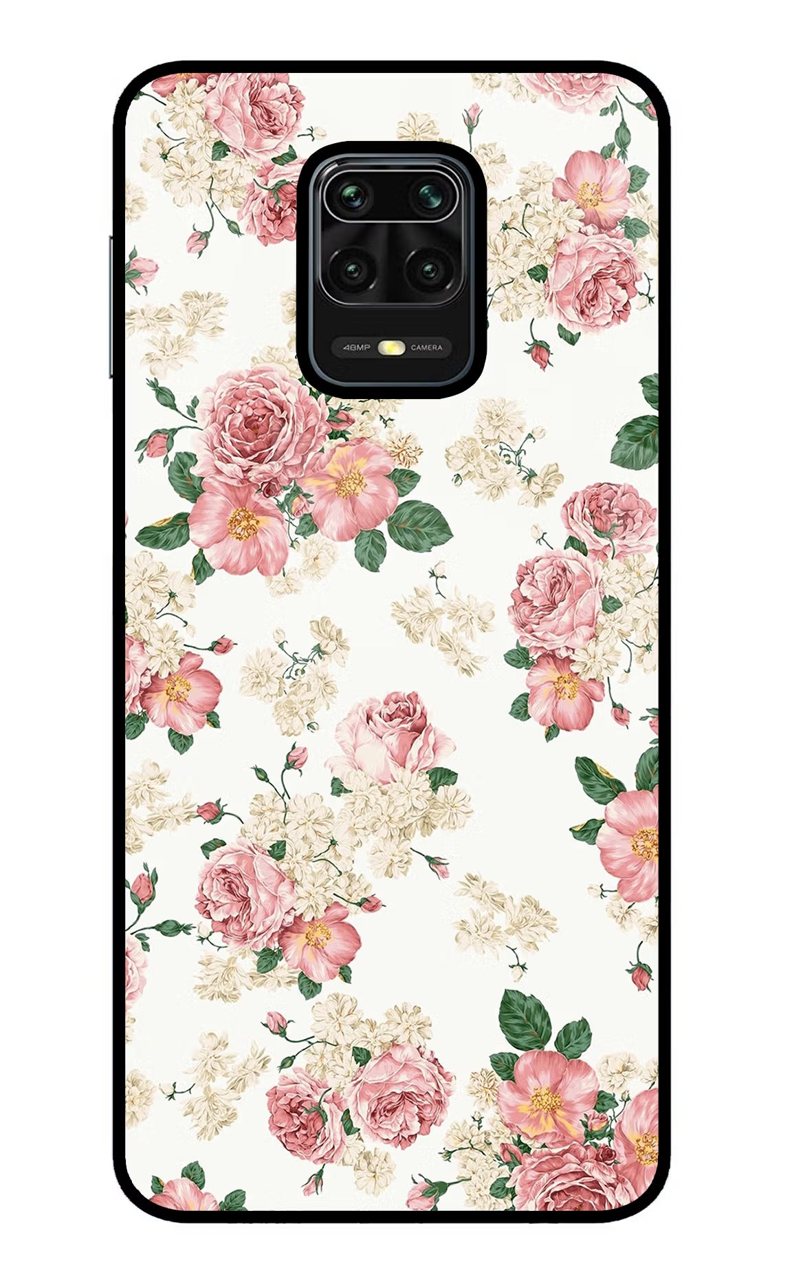 Flowers Redmi Note 9 Pro/Pro Max Glass Case Back Cover by Casekaro