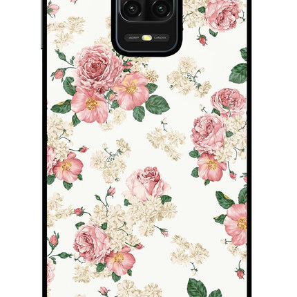 Flowers Redmi Note 9 Pro/Pro Max Glass Case
