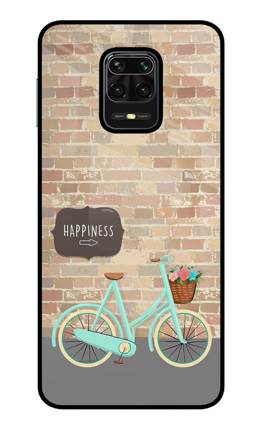Happiness Artwork Redmi Note 9 Pro/Pro Max Back Cover, Metal case