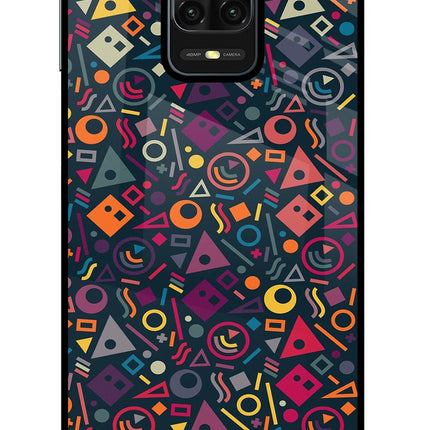 Geometric Abstract Redmi Note 9 Pro/Pro Max Glass Case