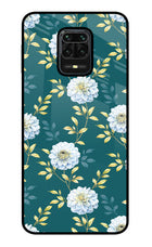 Flowers Redmi Note 9 Pro/Pro Max Glass Case