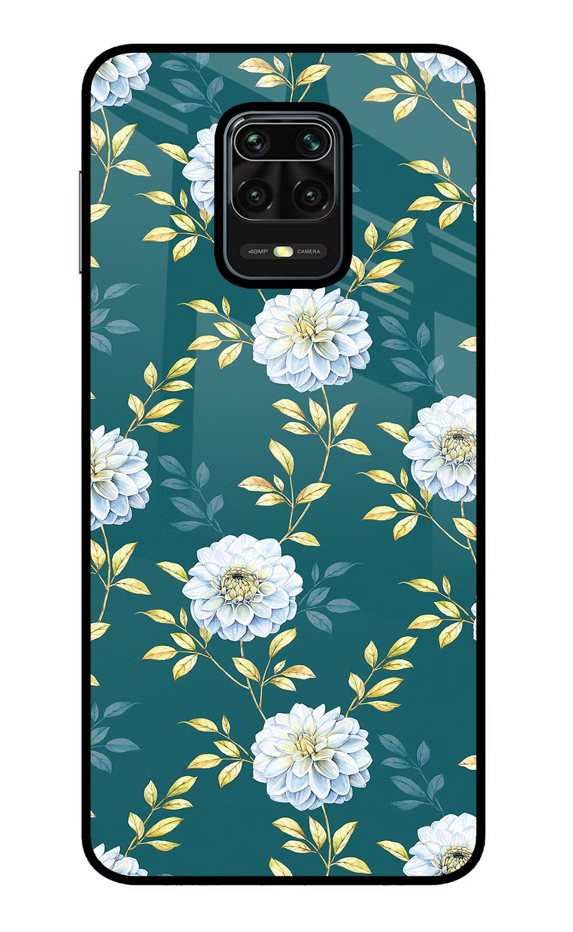 Flowers Redmi Note 9 Pro/Pro Max Glass Case
